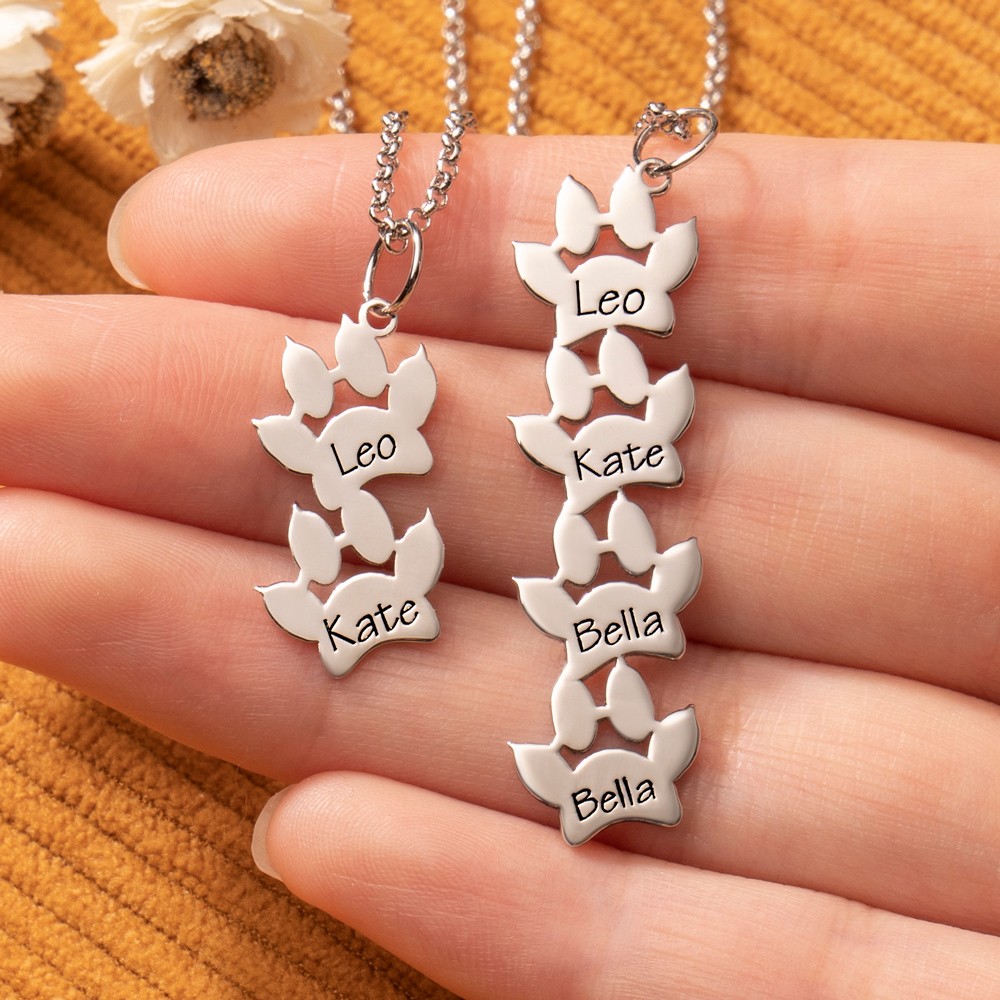 Custom Dainty Pet Name Necklace with Pet Paw Pendant For Pet Lovers Gifts Ideas