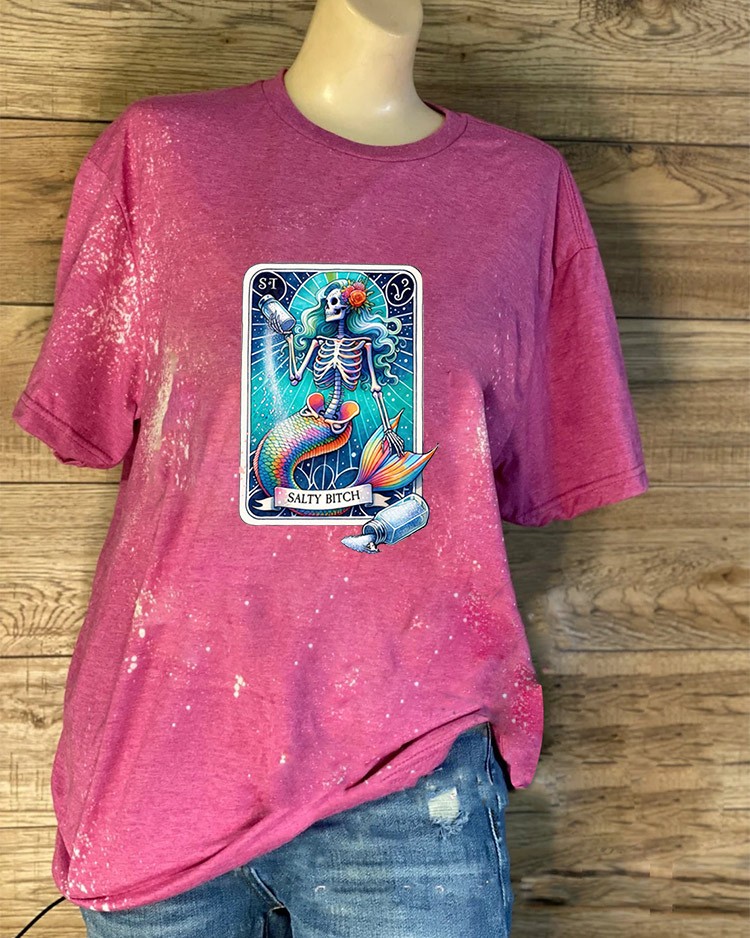 Salty Mermaid Sweatshirt Hoodie For Halloween Gift Ideas