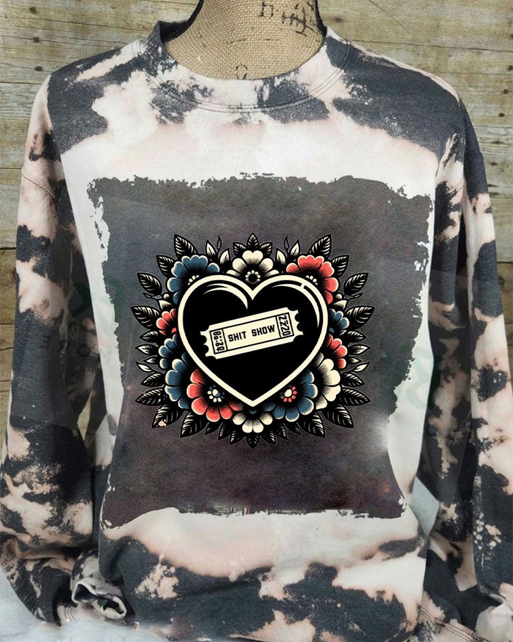 Show Ticket Tattoo Sweatshirt Hoodie For Gift Ideas