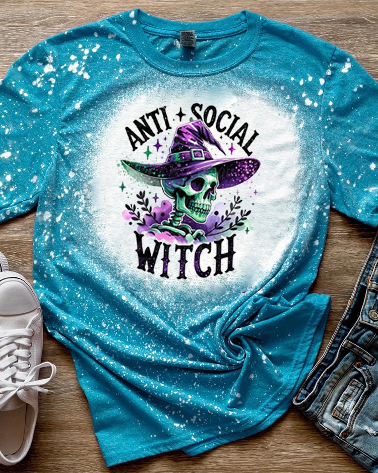 Spooky Anti Socia Witch Sweatshirt Hoodie For Gift Ideas