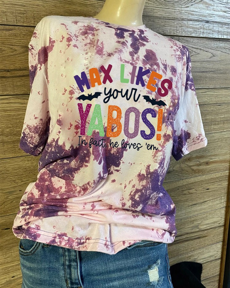 Halloween Yabos Bleached Sweatshirt Hoodie For Gift Ideas