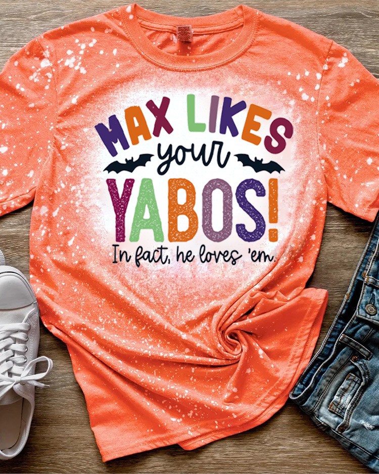 Yabos Bleached Sweatshirt Hoodie For Gift Ideas