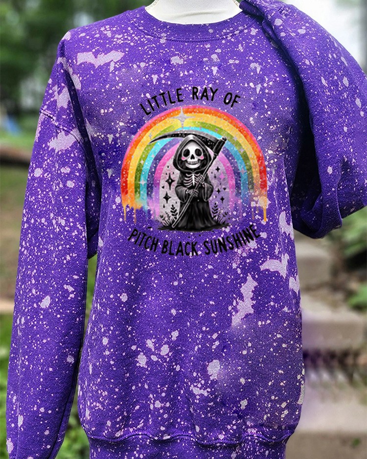 Pitch Black Sunshine Sweatshirt Hoodie For Halloween Gift Ideas