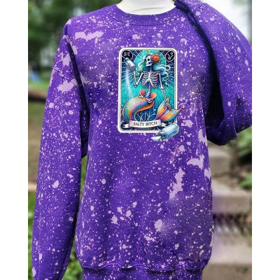 Halloween Salty Mermaid Sweatshirt Hoodie For Gift Ideas