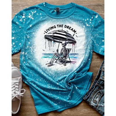 Halloween Beachy Dream Skeleton Sweatshirt Hoodie For Gift Ideas