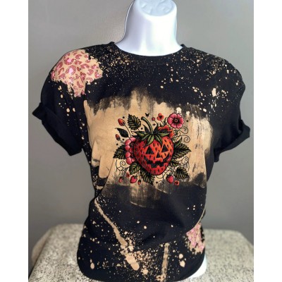 Spooky Strawberry Faux Skeleton Sweatshirt Hoodie For Gift Ideas