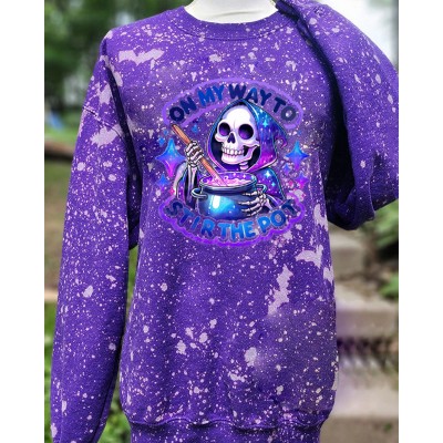 Stir the Pot Grim Reaper Sweatshirt Hoodie For Gift Ideas