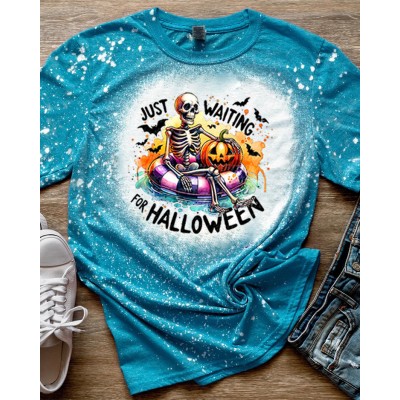 Just Waiting For Halloween Sweatshirt Hoodie For Halloween Gift Ideas