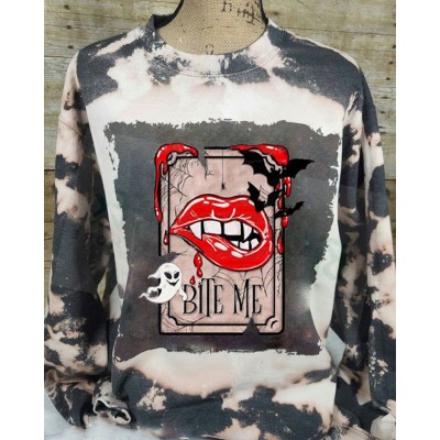 Bite Me Tarot Sweatshirt Hoodie For Halloween Gift Ideas