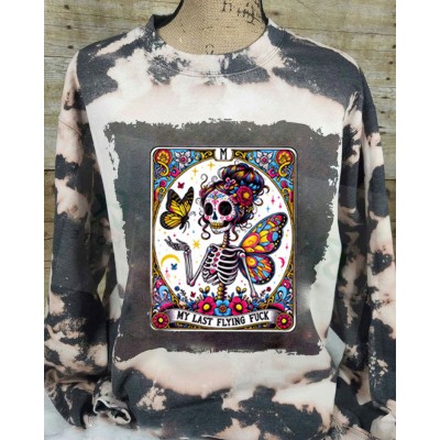 Funny Tarot My Last Skeleton Sweatshirt Hoodie For Halloween Gift Ideas