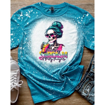 Fueled by Sarcasm Snarky Sweatshirt Hoodie For Halloween Gift Ideas
