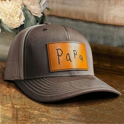 Personalised Child Handwriting Papa Cap For Dad Grandpa Father's Day Birthday Gift