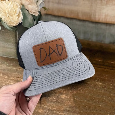 Personalised Child Handwriting Dad Cap For Father's Day Birthday Gift From Son Daughter