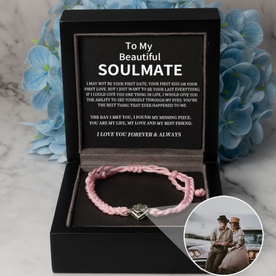 Personalised Photo Projection Bracelet Valentine's Day Anniversary Gift Ideas For Soulmate