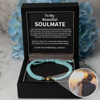 Personalised Photo Projection Bracelet Valentine's Day Anniversary Gift Ideas For Soulmate