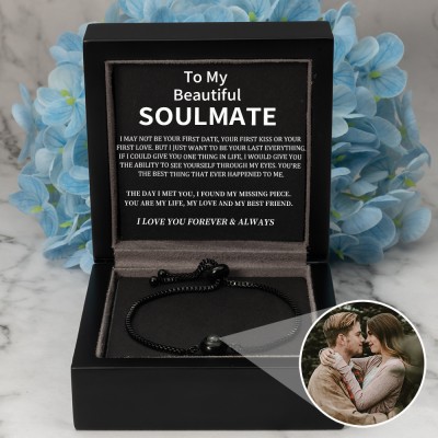 Personalised Photo Projection Bracelet Valentine's Day Anniversary Gift Ideas For Soulmate
