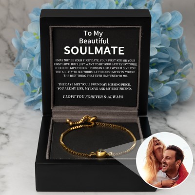 Personalised Photo Projection Bracelet Valentine's Day Anniversary Gift Ideas For Soulmate