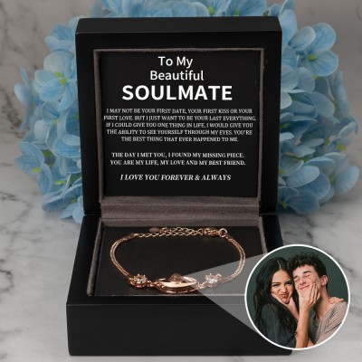 Personalised Photo Projection Bracelet Valentine's Day Anniversary Gift Ideas For Soulmate