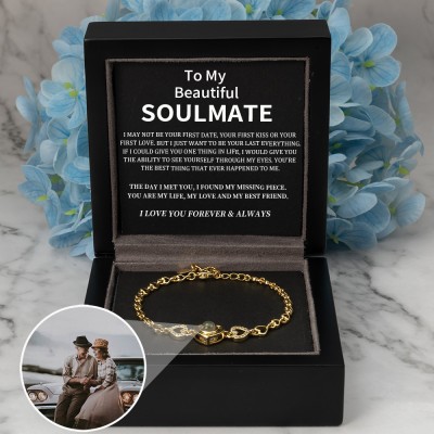 Personalised Photo Projection Bracelet Valentine's Day Anniversary Gift Ideas For Soulmate