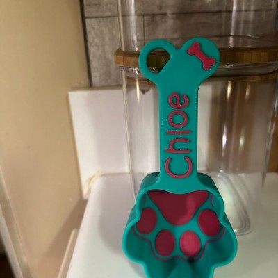 Personalised Pet Food Scoop With Pet Names For Pet Lovers Gift Ideas